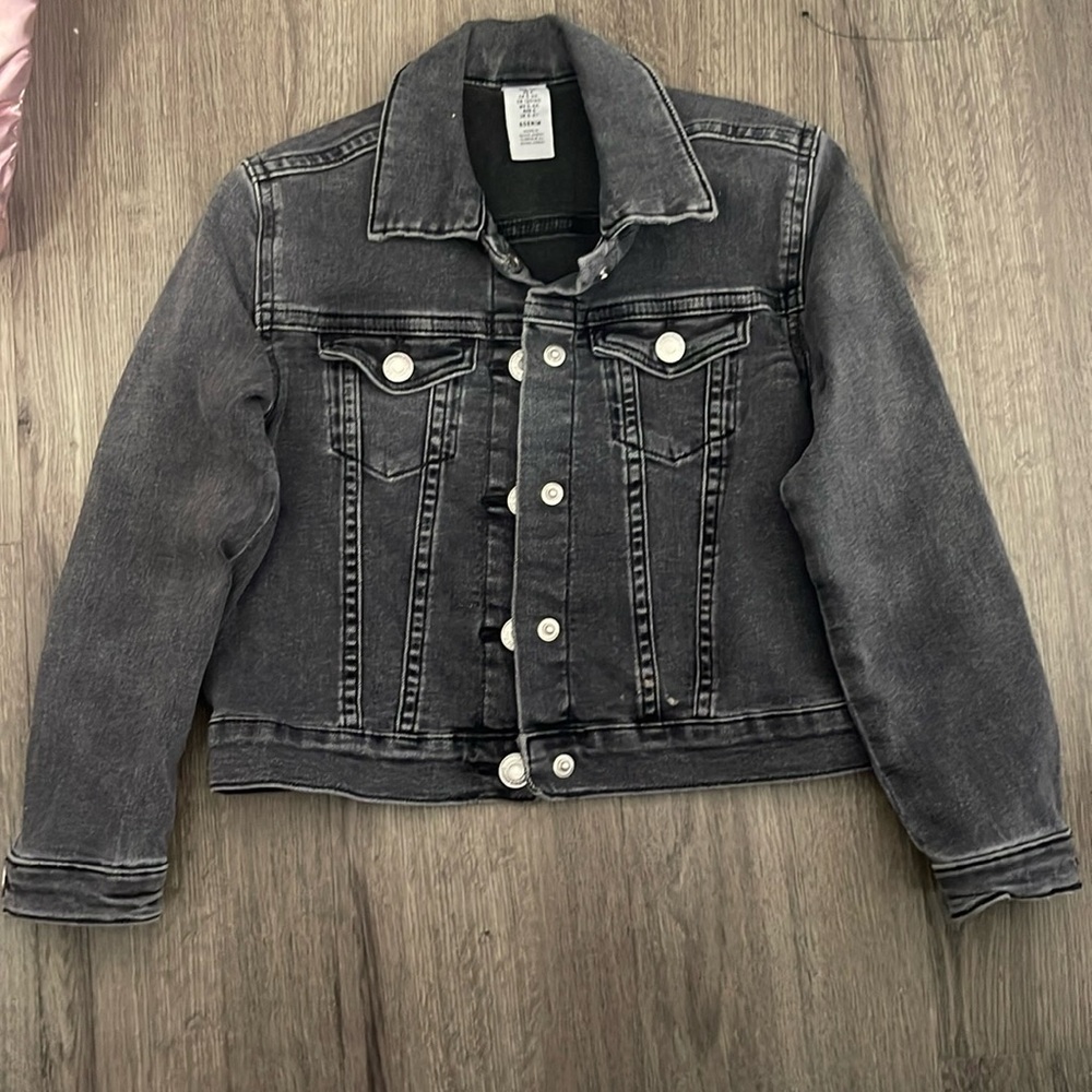 Stonewashed black Jean jacket
